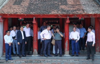Thủ tướng Phạm Minh Chính và Thủ tướng Luxembourg thăm Văn Miếu - Quốc Tử Giám, Bảo tàng Mỹ thuật Việt Nam