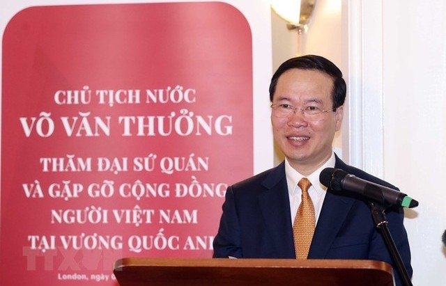 Chủ tịch nước Võ Văn Thưởng thăm cộng đồng người Việt tại Anh