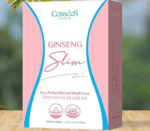 Thực phẩm bảo vệ sức khỏe Ginseng Slim quảng cáo gây hiểu lầm như thuốc chữa bệnh