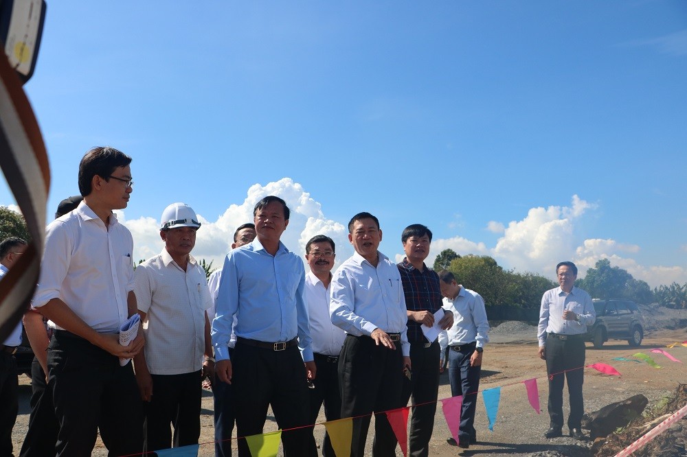 Bộ trưởng Bộ Tài chính Hồ Đức Phớc khảo sát một số dự án tại Đồng Nai