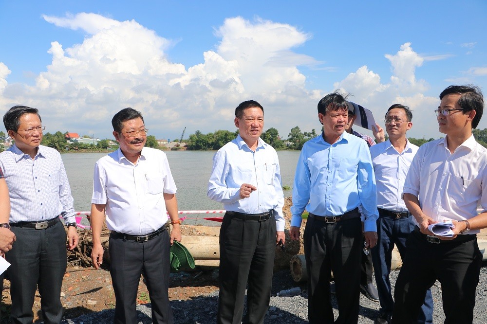 Bộ trưởng Bộ Tài chính Hồ Đức Phớc khảo sát một số dự án tại Đồng Nai