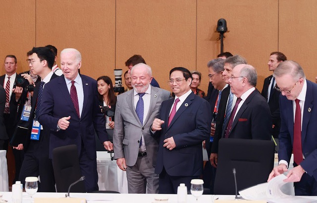 Thủ tướng dự Hội nghị G7 mở rộng: Ba thông điệp của Việt Nam về hòa bình, ổn định và phát triển - Ảnh 1.