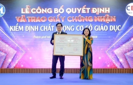 Trường Đại học Tài chính - Marketing đạt tiêu chuẩn chất lượng cấp cơ sở giáo dục chu kỳ 2