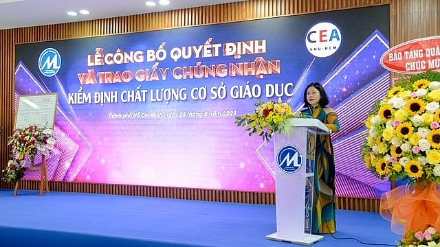 Trường Đại học Tài chính - Marketing đạt tiêu chuẩn chất lượng cấp cơ sở giáo dục chu kỳ 2