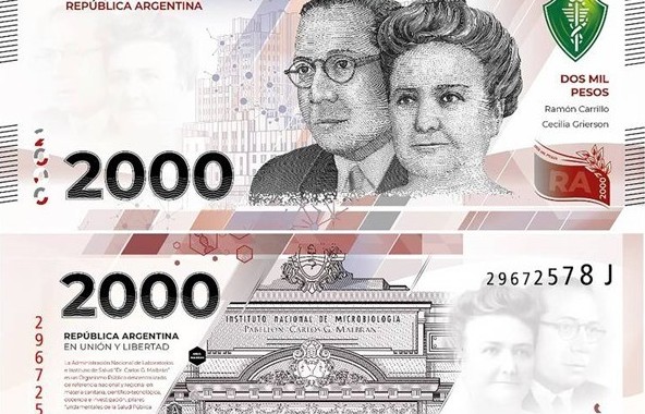 Tiền giấy mệnh giá lớn nhất Argentina được đưa vào lưu thông