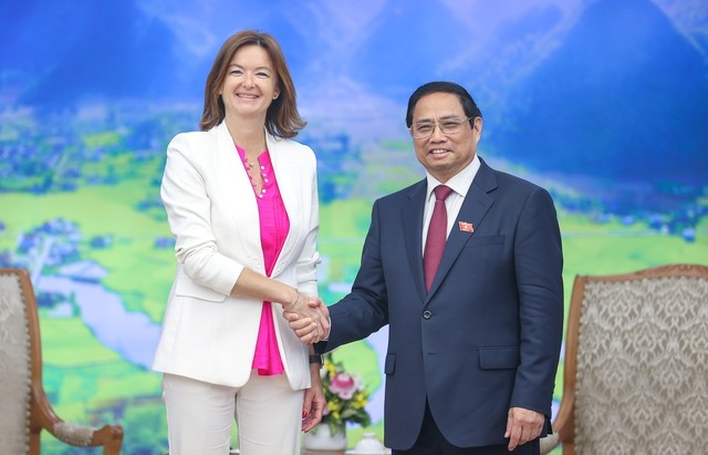 Thủ tướng Phạm Minh Chính tiếp Phó Thủ tướng Slovenia