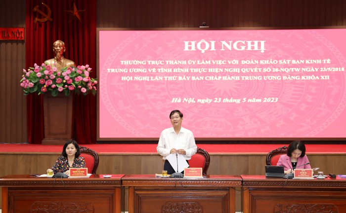 Hà Nội đi đầu trong thực hiện Nghị quyết số 28-NQ/TƯ về bảo hiểm xã hội