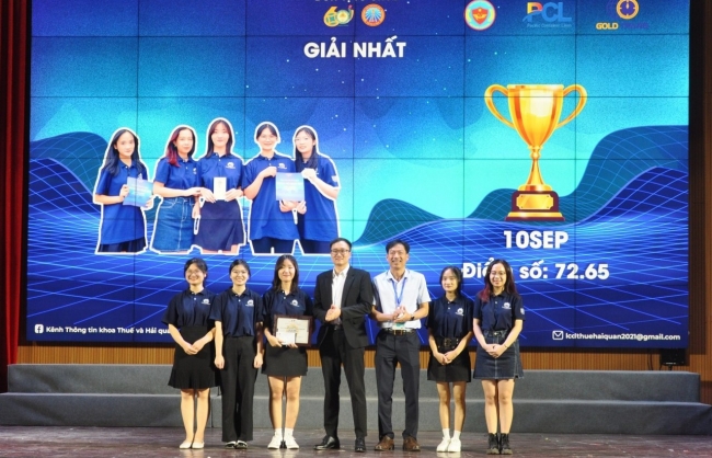 Đội 10 Sep đã xuất sắc giành giải Nhất Festival Hải quan 2023