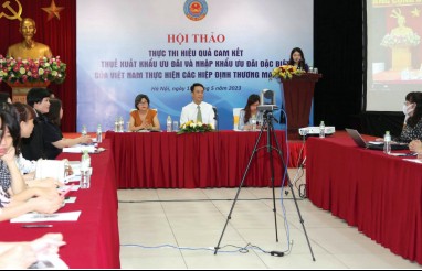 Utilise preferential tariff under FTAs to boost economic development