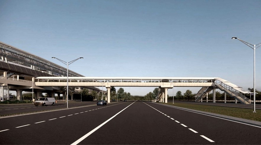 Metro Star – Dự án hiếm hoi có cầu bộ hành kết nối nhà ga metro