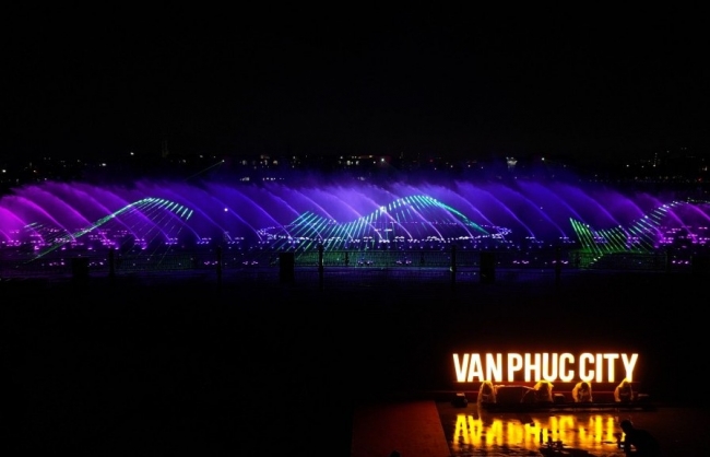 Van Phuc Group khánh thành công trình nhạc nước và xác lập 2 kỷ lục Việt Nam