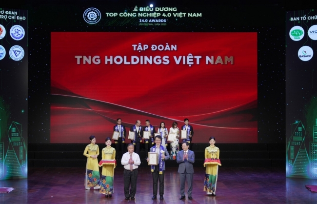 TNG Holdings Vietnam được vinh danh tại sự kiện Top công nghiệp 4.0 Việt Nam