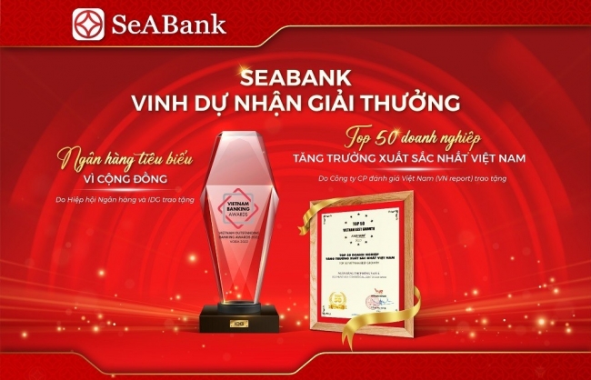 SeABank được vinh danh Top 50 Doanh nghiệp tăng trưởng xuất sắc