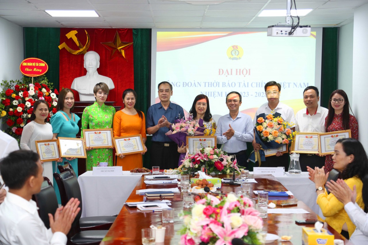 Đại hội Công đoàn Thời báo Tài chính Việt Nam nhiệm kỳ 2023-2028 thành công tốt đẹp