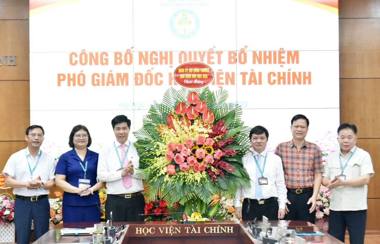 PGS.TS Nguyễn Mạnh Thiều được bổ nhiệm làm Phó Giám đốc Học viện Tài chính