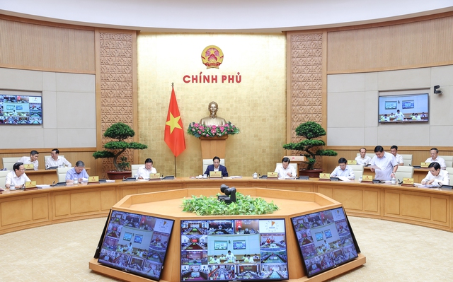 Thủ tướng Phạm Minh Chính chủ trì phiên họp Chính phủ với các địa phương - Ảnh 3.