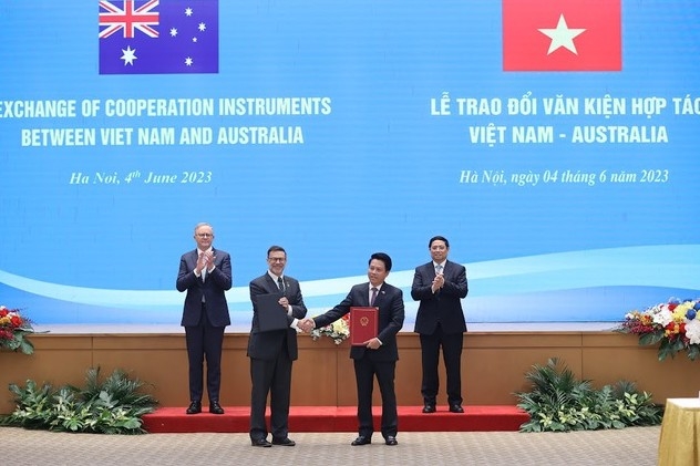 Việt Nam - Australia trao đổi nhiều văn kiện hợp tác quan trọng và khai trương 2 đường bay thẳng mới