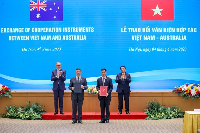 Việt Nam - Australia trao đổi nhiều văn kiện hợp tác quan trọng và khai trương 2 đường bay thẳng mới - Ảnh 1.