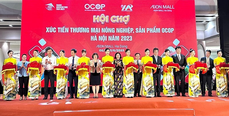 70 gian hàng tham gia Hội chợ xúc tiến thương mại nông nghiệp, sản phẩm OCOP Hà Nội 2023