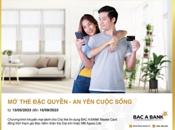 Sở hữu thẻ tín dụng quốc tế BAC A BANK nhận ưu đãi độc quyền, hoàn phí bảo hiểm