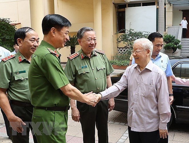 Tổng bí thư Nguyễn Phú Trọng: 'Phát huy vai trò gương mẫu, đi đầu trong xây dựng, chỉnh đốn Đảng'