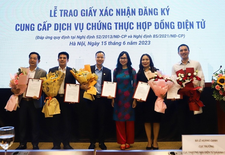 Thêm 5 doanh nghiệp cung cấp dịch vụ chứng thực hợp đồng điện tử