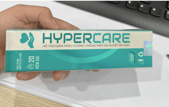 Thực phẩm bảo vệ sức khỏe Hypercare quảng cáo gây hiểu nhầm như thuốc chữa bệnh