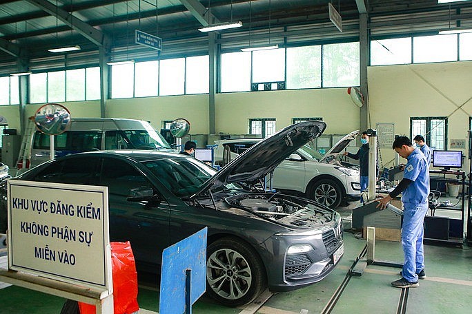 Dịch vụ đăng kiểm sẽ được tính giá theo công đoạn