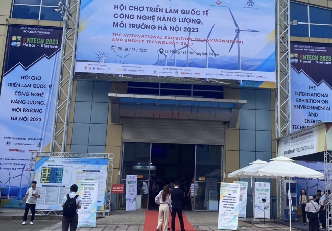 Khai mạc hội chợ triển lãm quốc tế công nghệ năng lượng - môi trường Hà Nội 2023
