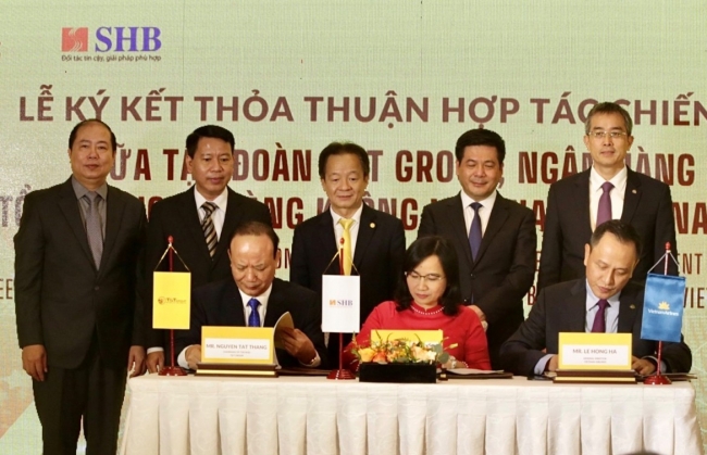 T&T Group, SHB hợp tác chiến lược với Vietnam Airlines và Đường sắt Việt Nam
