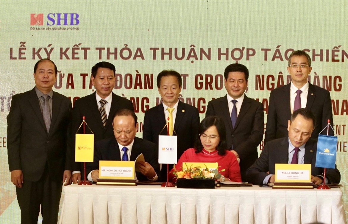 T&T Group, SHB hợp tác chiến lược với Vietnam Airlines và Đường sắt Việt Nam