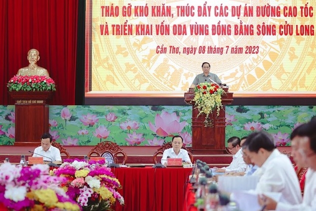 Thủ tướng làm việc với 13 địa phương Đồng bằng sông Cửu Long về thúc đẩy các dự án cao tốc và ODA