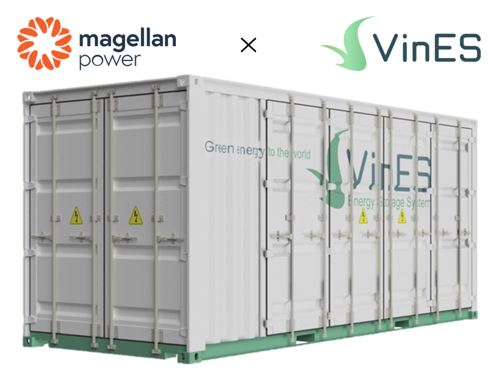 Vines và Magellan Power hợp tác đưa giải pháp pin lưu trữ năng lượng vào thị trường Australia