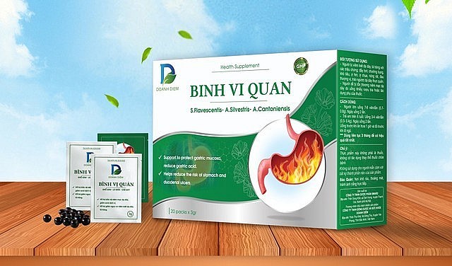 Cảnh báo thực phẩm Bình Vị Quản quảng cáo như thuốc chữa bệnh