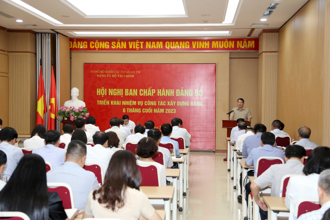 Đảng ủy Bộ Tài chính họp triển khai công tác đảng 6 tháng cuối năm 2023