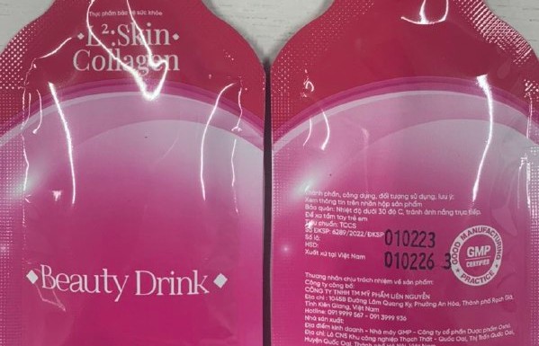 Thực phẩm bảo vệ sức khỏe L²: Skin Collagen vi phạm quy định quảng cáo