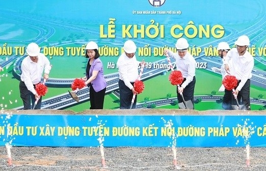 Hà Nội: Khởi công tuyến kết nối đường Pháp Vân - Cầu Giẽ với đường vành đai 3