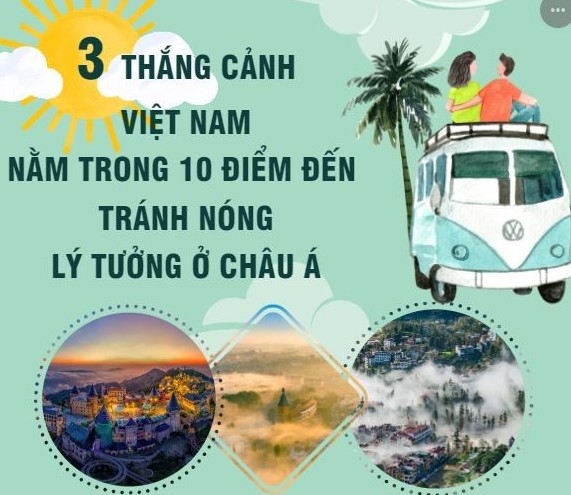 3 thắng cảnh Việt Nam nằm trong 10 điểm đến tránh nóng lý tưởng ở châu Á