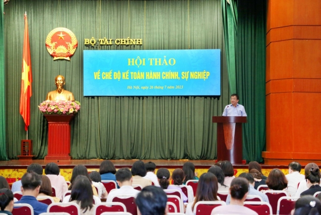 Bộ Tài chính tổ chức hội thảo về chế độ kế toán hành chính, sự nghiệp
