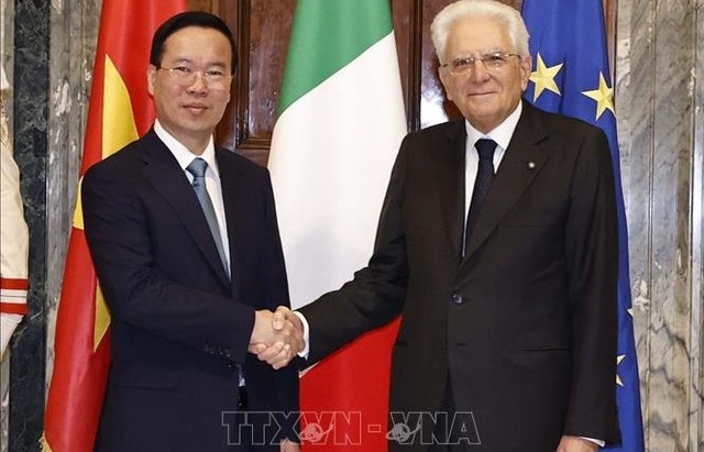Tuyên bố chung về tăng cường quan hệ Đối tác Chiến lược Việt Nam-Italy