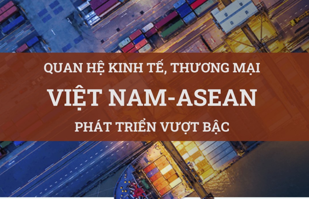 Infographics: Quan hệ kinh tế, thương mại Việt Nam - ASEAN phát triển vượt bậc
