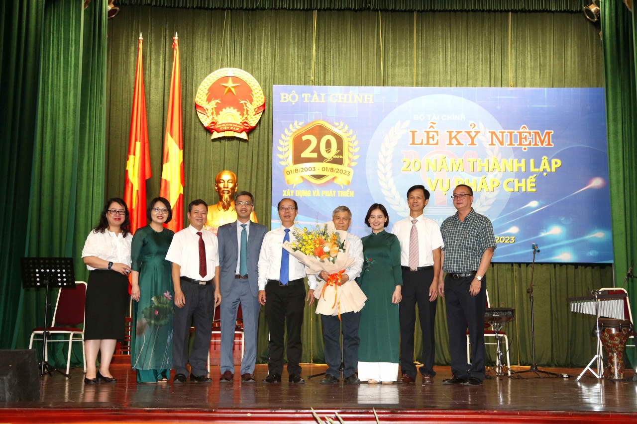 Vụ pháp chế - Bộ Tài chính tổ chức kỷ niệm 20 năm ngày thành lập