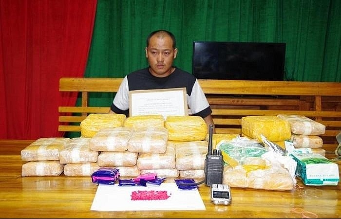 Bắt vụ vận chuyển 96.000 viên ma túy, 11kg ma túy đá tại Điện Biên
