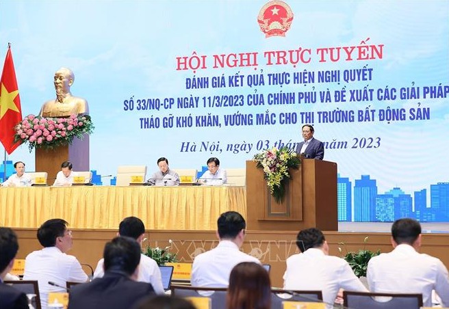 Thủ tướng chủ trì Hội nghị tháo gỡ khó khăn, vướng mắc cho thị trường bất động sản