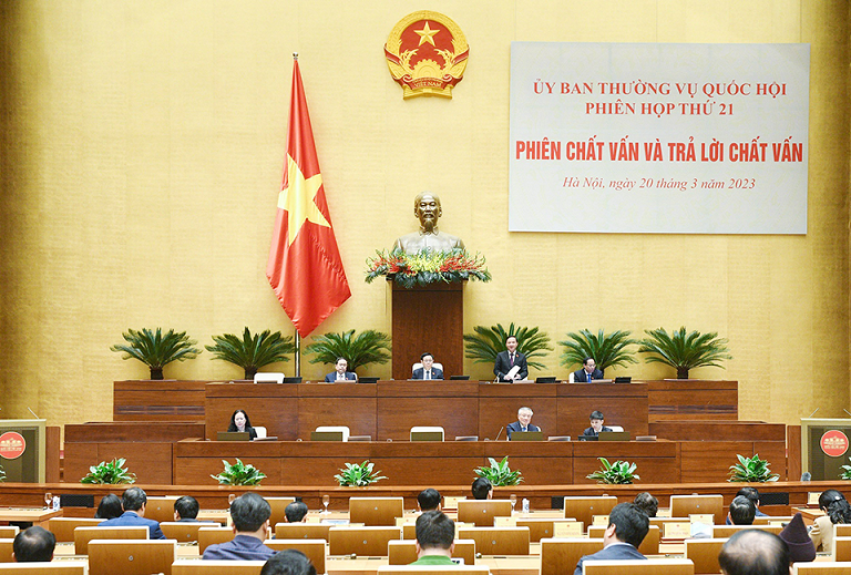 Ủy ban Thường vụ Quốc hội sẽ chất vấn Bộ trưởng Lê Thành Long và Bộ trưởng Lê Minh Hoan