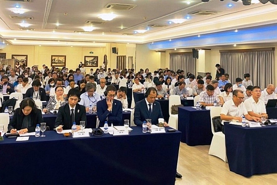 Hội nghị đối thoại về chính sách thuế, thủ tục hải quan thu hút hơn 150 doanh nghiệp Nhật Bản khu vực phía Nam tham dự. Ảnh Việt Dũng