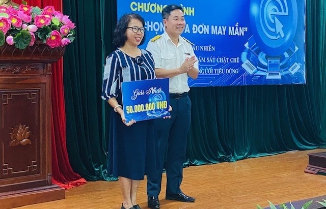 Quảng Ngãi: 39 cá nhân, hộ kinh doanh trúng thưởng hóa đơn may mắn