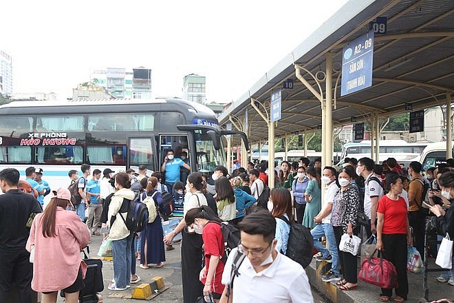 Hà Nội: Dự báo lượng khách qua các bến xe tăng hơn 200% dịp nghỉ lễ 2/9