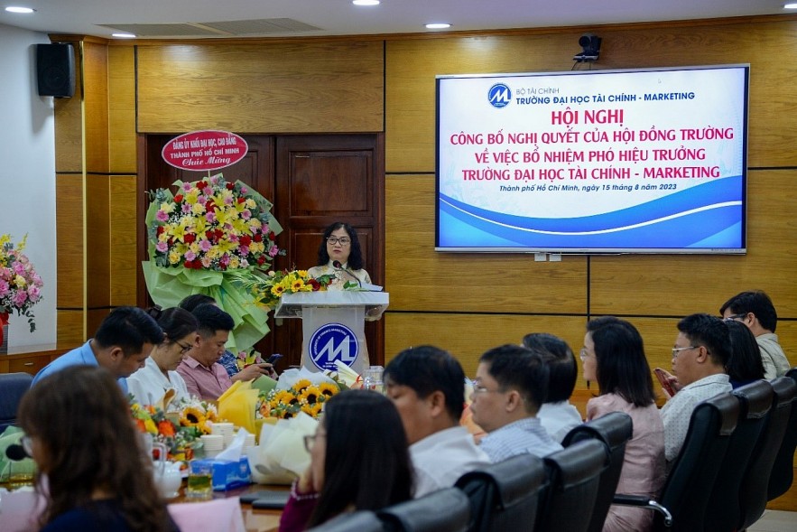 Trường Đại học Tài chính - Marketing có Tân Phó Hiệu trưởng