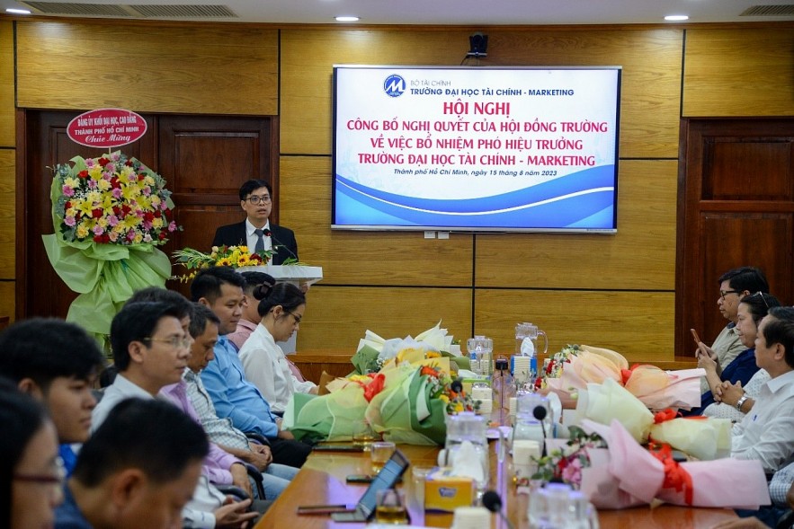 Trường Đại học Tài chính - Marketing có Tân Phó Hiệu trưởng